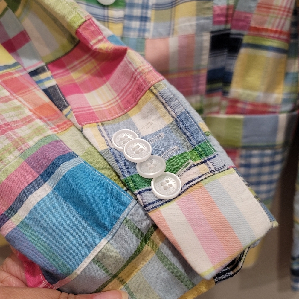 Brooks Brothers Patchwork Classic Single Breasted… - image 7